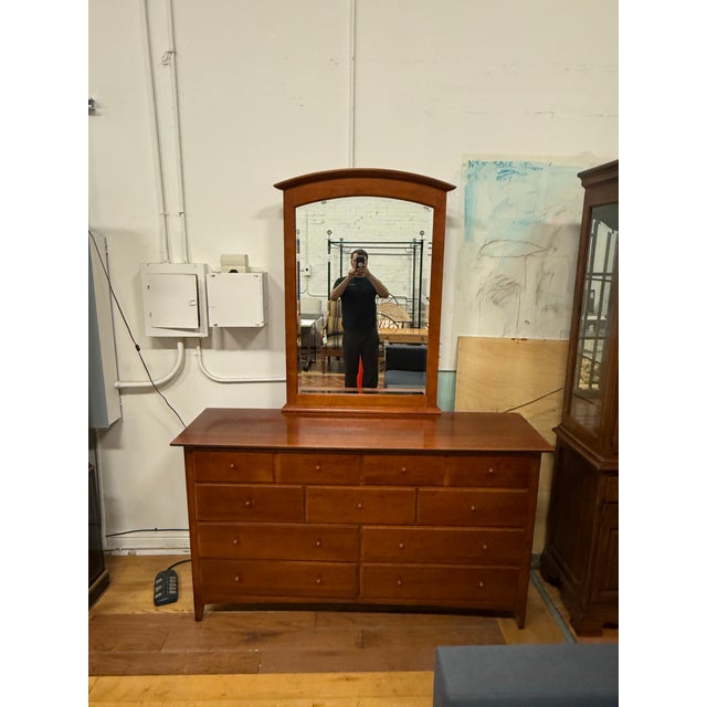 Circa 1999 Impressions by Thomasville Bridges Collection Dresser + Mirror For Sale - Image 11 of 12