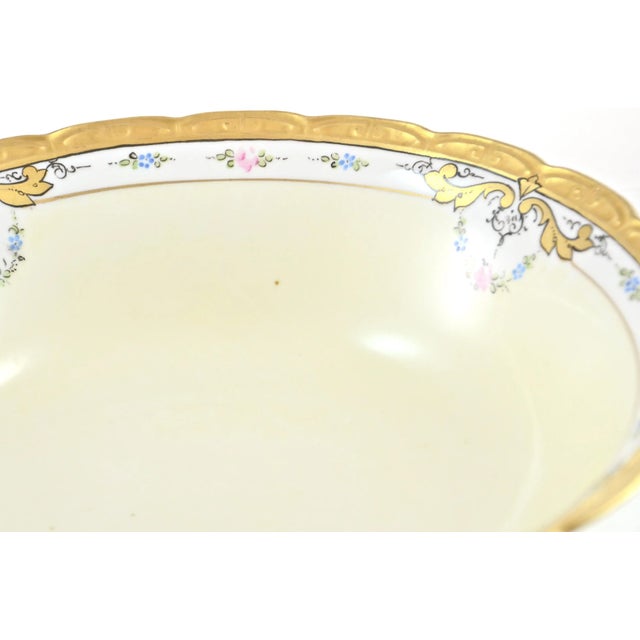 1920s Bavarian Gold Gilt Porcelain Bowl For Sale - Image 4 of 5