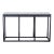 Broyhill Metal and Faux Stone Console Table For Sale