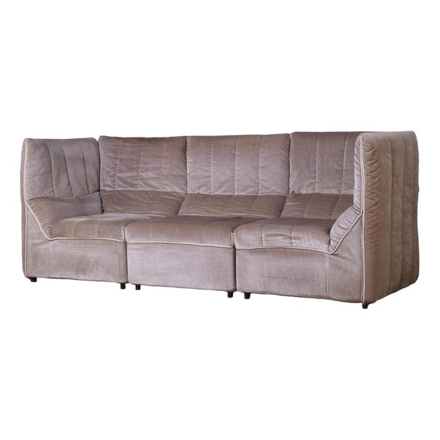 Italian Baia Modular Sofa by Antonio Citterio & Nava for B&B Italia, 1970s, Set of 3 For Sale