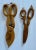 An amazing pair of articulated hand-carved wooden realistic scissors. Interesting collectibles. The detail is fascinating...