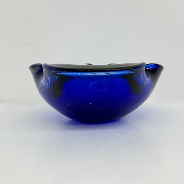 Mid-Century Blue Murano Glass Bowls, 1970s, Set of 6 For Sale - Image 16 of 18