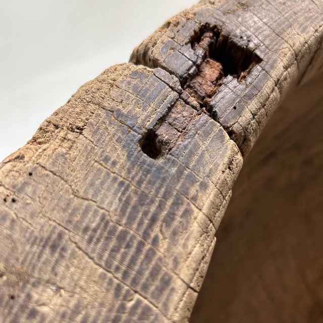 Antique Japanese Rice Mortar, 1890s For Sale - Image 13 of 14