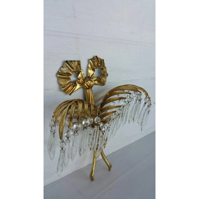 Josef Hoffmann Pair of Bronze Palm Leaf Sconces by Josef Hoffmann and Bakalowits For Sale - Image 4 of 8