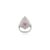 Metal Sterling Silver Marquise Cluster Ring With Pink & Clear Cubic Zirconia Stones- Size 6 For Sale - Image 7 of 10