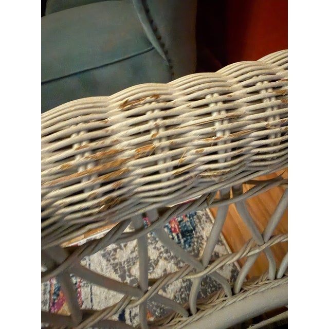 Henry Link 1980s Henry Link Wimbledon Wicker Sofa For Sale - Image 4 of 7