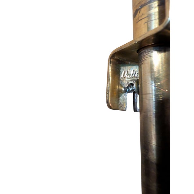 Mid-Century Modern Wall Light in Brass and Rattan by Valinte Finland, 1950s For Sale - Image 3 of 6