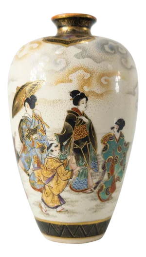 Japanese Satsuma Vase by Ryozan