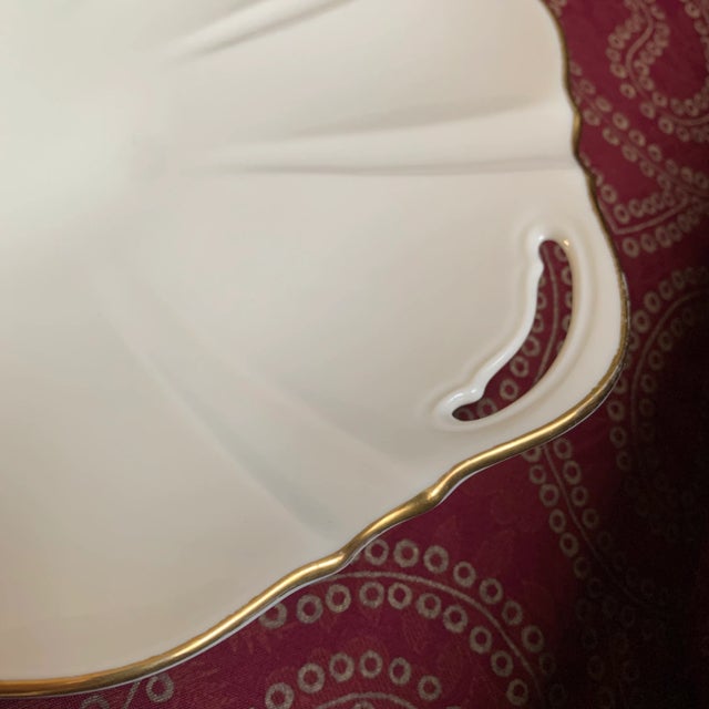 Lenox Vintage Lenox Symphony Large Gold Trimmed Platter For Sale - Image 4 of 13