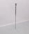 Chrome One Left Kurt Verson Style Thin Line Adjustable Height Chrome Floor Lamps For Sale - Image 8 of 9