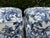 Vintage Baker Ottomans Upholstered in Ralph Lauren Nanking Dragon Fabric, a Pair For Sale In Naples, FL - Image 6 of 15