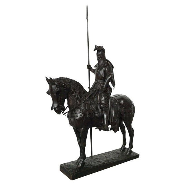 Emmanuel Fremiet, Louis d'Orléans, Original Bronze Sculpture, 1890s-1910s For Sale - Image 12 of 12