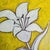 Set of Six Original Framed Flower Paintings, Bright Botanical Wall Art, Oil on Canvas in Bamboo Frame Palm Beach For Sale - Image 4 of 7