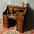 Wood Antique Oak Roll Top Desk, 1905 For Sale - Image 7 of 10