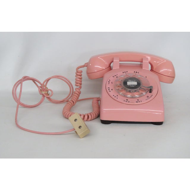 Western Electric Bell System Pink Telephone Classic Rotary Dial Phone 4575b For Sale - Image 16 of 18