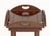 Traditional Bombay Company Mahogany Circular Tray Table For Sale - Image 3 of 8