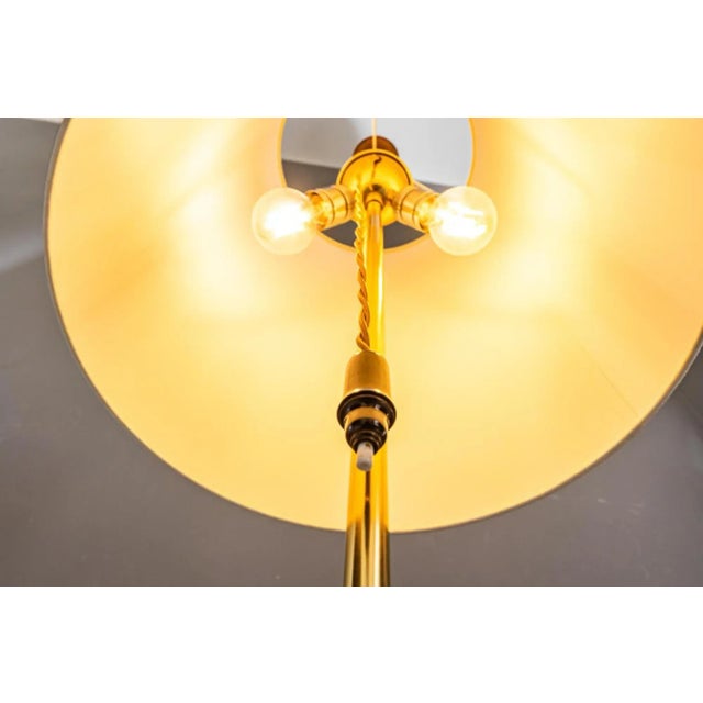 Floor Lamp with Fabric Shade from Rupert Nikoll, Vienna, 1950s For Sale - Image 15 of 17