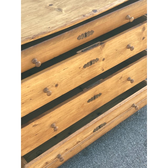 Pine Louis-Philippe Style Chest of Four Drawers For Sale - Image 13 of 14