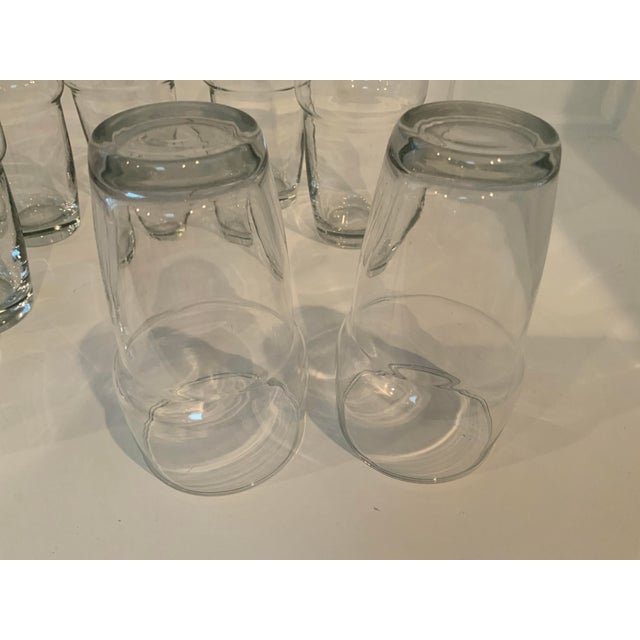 Vintage Glass Short Tumblers - Set of 8 For Sale - Image 4 of 11