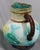 Majolica Antique Majolica Water Pitcher Samuel Lear Pond Lily Rope C 1875 Hand Painted Hanley England English Polychrome Twig Form Raised Decorations For Sale - Image 4 of 9