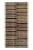Textile 1950s Vintage Turkish Kilim Rug in Panel Style, Multihued Stripe Patterns For Sale - Image 7 of 7