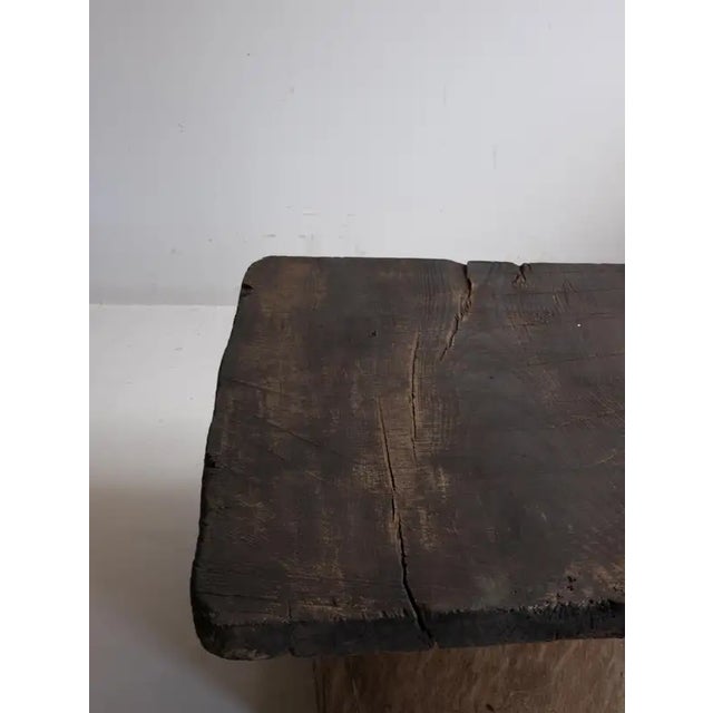 Japanese Antique Primitive Low Table 1860s-1920s / Wabi Sabi For Sale - Image 13 of 18