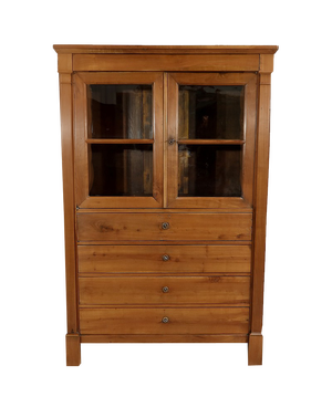 Empire Era Display Cabinet in Cherry, Early 19th Century