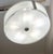 2000 - 2009 Vintage Ceiling Lamp with White Glass and Chrome-Plated Metal Frame by Honsel, 2000s For Sale - Image 5 of 11
