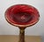 Mid 20th Century Hand-Blown Vintage Art Glass Splatter Trumpet Vase For Sale - Image 5 of 5