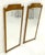 Pair of Hollywood Regency Burl Wood 33x55 Rectangle Wall Mirrors MINT For Sale - Image 9 of 10