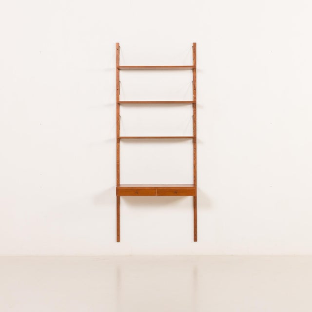 1960s Danish Teak Shelving Unt with Desk in the style of Poul Cadovius, 1960s For Sale - Image 5 of 14
