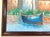 Blue Mid Century Original "Kent" Nautical Boat Seascape Oil on Canvas Framed Painting For Sale - Image 8 of 11