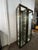 Mid 20th Century Vintage Spanish Bronze Glass Vitrine Display Cabinet Sarreid Mastercraft Style For Sale - Image 5 of 12