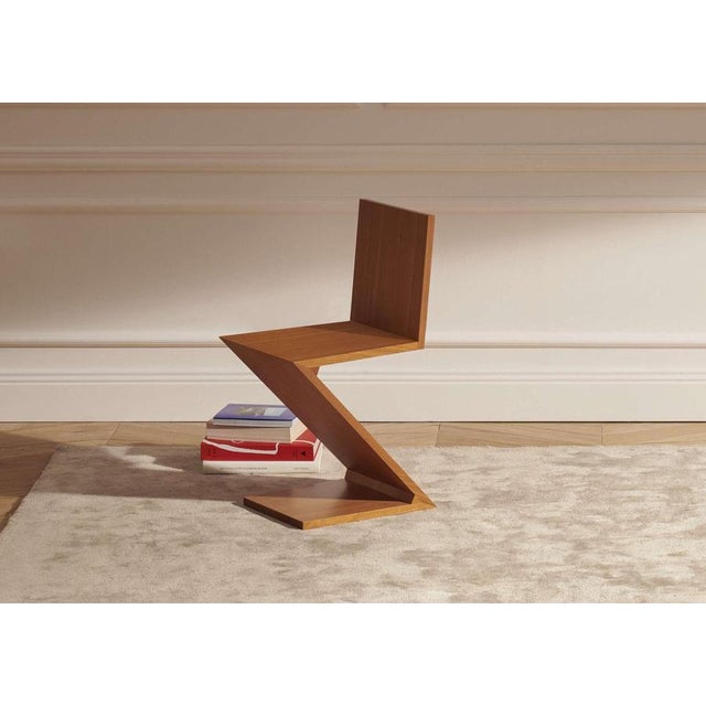 Zig Zag Chair by Gerrit Thomas Rietveld For Sale - Image 11 of 14