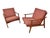 Mid-Century Modern Walnut Arm Chairs - Set of 2 - Refinished! For Sale - Image 4 of 8