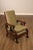 High Quality American Made Antique Victorian Oak Morris Reclining Chair With Adjustable Ladder Back And New Upholstered...