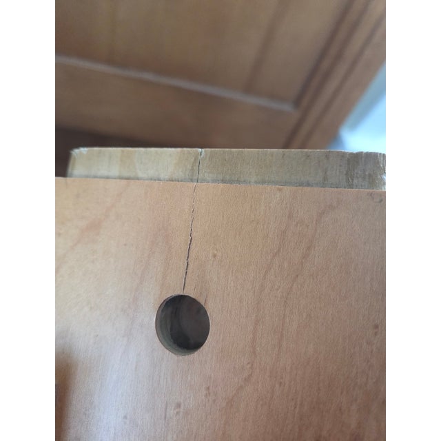 1990s Ethan Allen Country Colors Farmhouse Queen Maple Bedframe For Sale - Image 12 of 12