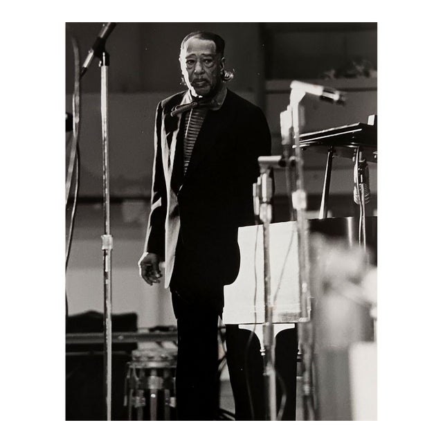 Duke Ellington Black and White Photograph For Sale