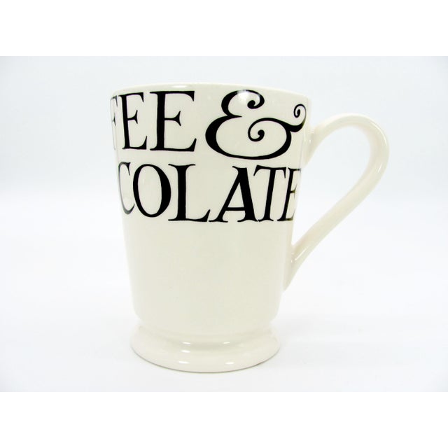 2014 Emma Bridgewater Black Toast & Marmalade Tall Mugs - Set of 4 For Sale - Image 4 of 10