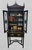 Habersham Furniture Vintage Pagoda Black Chinoiserie Glass Front Storage Curio Cabinet For Sale - Image 4 of 17