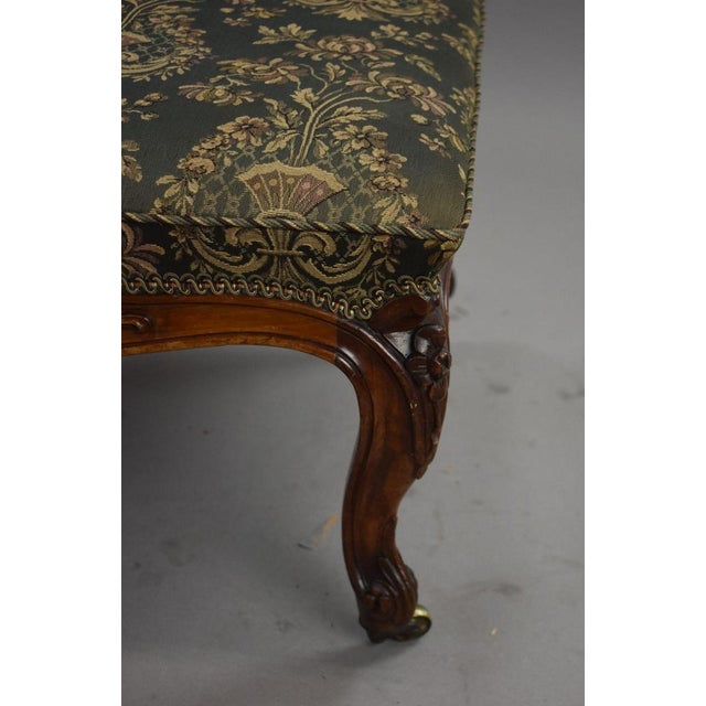 Victorian Upholstered Ottoman, 1890s For Sale - Image 6 of 7