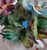 Capodimonte Style Mid- Century Floral Basket Centerpiece For Sale - Image 12 of 13