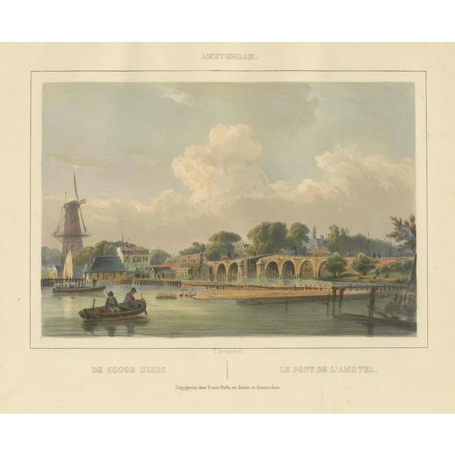 C. Springer, Hoge Sluis, 1850, Lithograph on Paper For Sale - Image 9 of 10