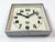 Vintage Industrial Square Wall Clock from Rodopa Chepelare, 1960s For Sale - Image 6 of 18