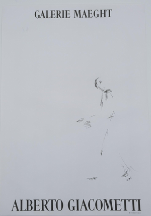Alberto Giacometti, L'Homme qui marche, Lithograph