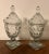18th Century Antique 18th Century George III Anglo Irish Cut Crystal Glass Chestnut Urns - a Pair For Sale - Image 5 of 12