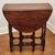 Solid Mahogany Antique Gateleg / Spiderleg Drop Leaf Table For Sale In Los Angeles - Image 6 of 16