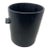 1980s Postmodern Asymmetrical Matte Black Ceramic Wine Chiller by Lushlife For Sale