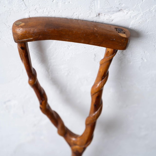 Vernon Edwards Crutch Form Walking Stick, 1980s For Sale In Savannah - Image 6 of 13
