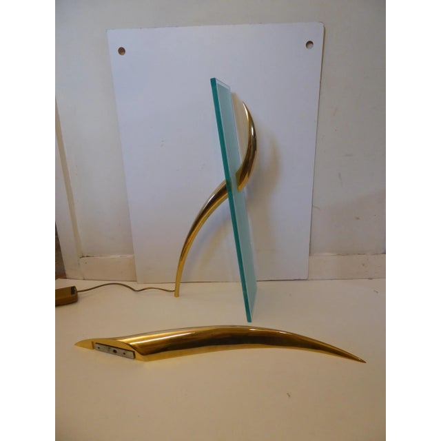 Vintage Table Lamp and Sconce, 1980s, Set of 2 For Sale - Image 16 of 18
